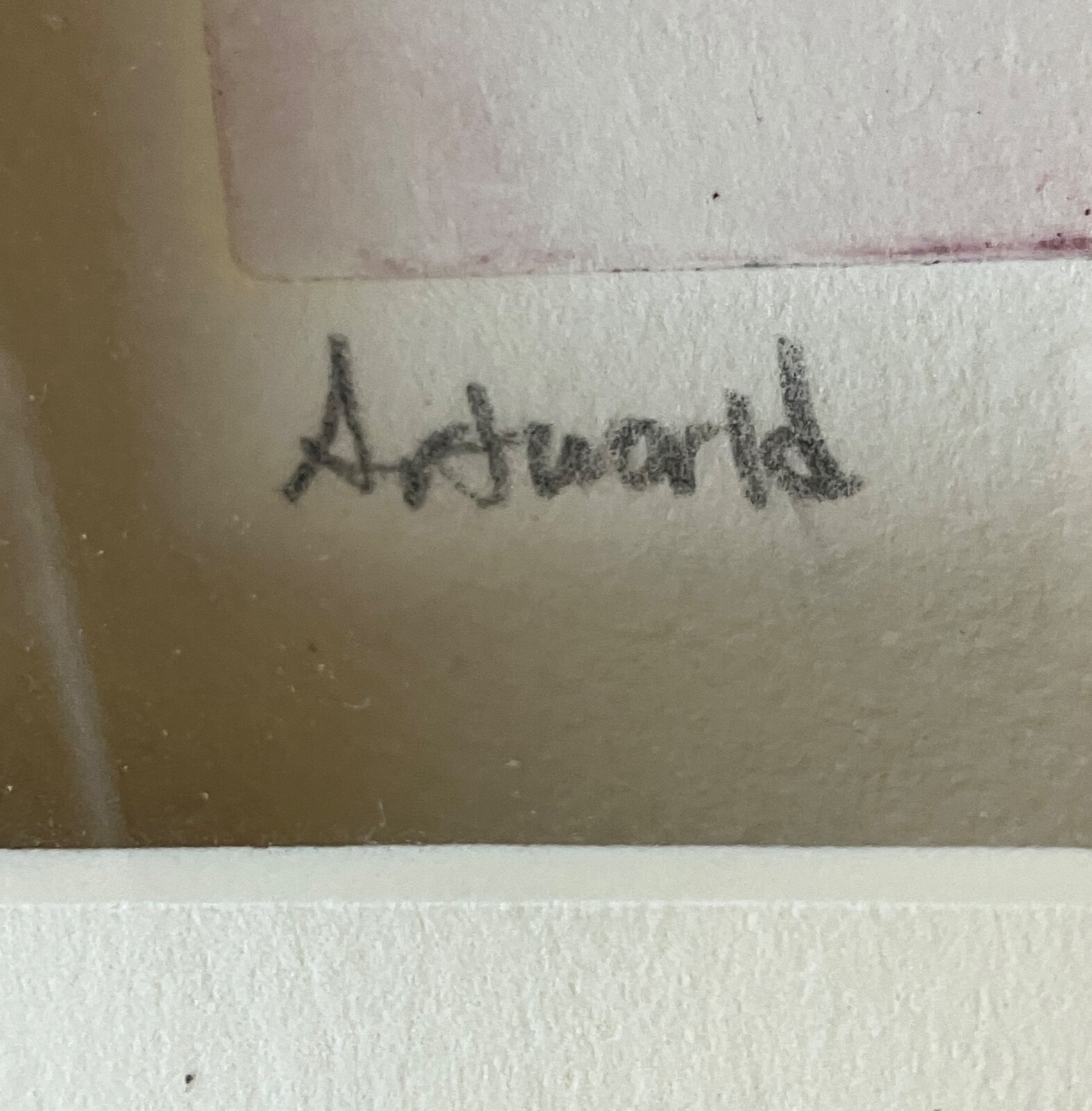 Amy Ernst Hand Signed Etching "Artworld" 1998 15x18x1 3/8 in