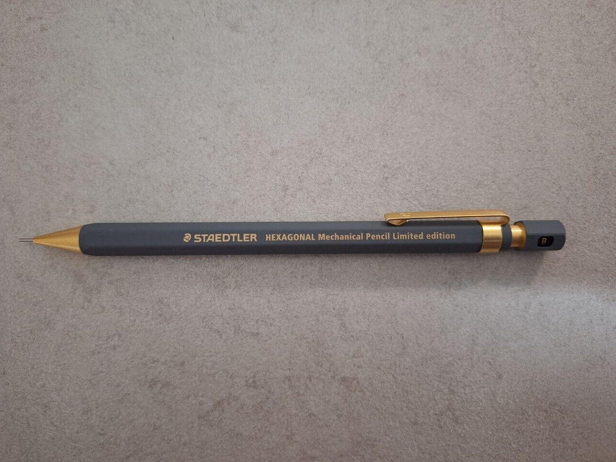 STAEDTLER Hexagonal 925 77 Version-1 Gray&Gold Limited 0.5mm