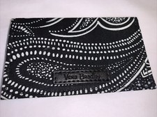 VERA BRADLEY Card Case in Black/White Stellar Paisley 29860-12209 MSRP 15 NWT