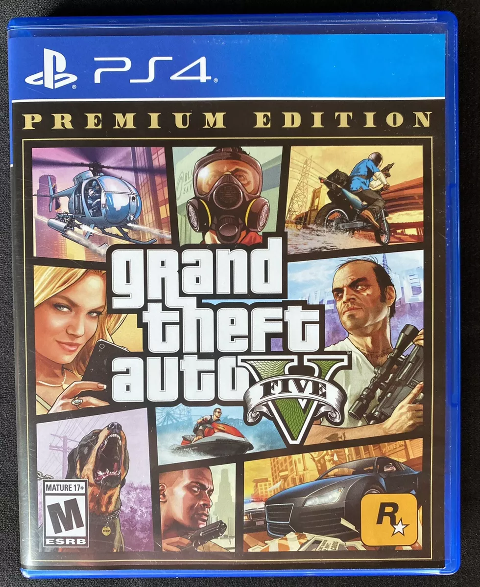 PS4 GTA 5 Grand Theft Auto V Complete With Map