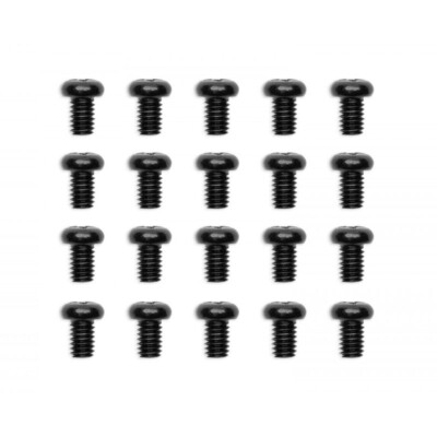 EK Water Blocks EK-Loop Phillips Head Screw Set M4 x 6 mm, 20 Stück - schwarz