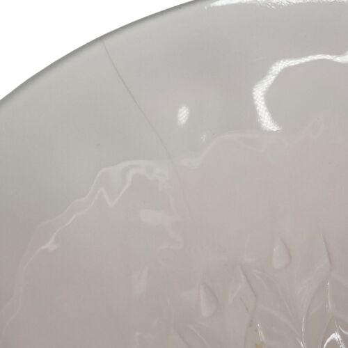 Jeanette Feather Pattern Shell Pink Milk Glass Punch Set Bowl, Base, 10 Cups - Picture 11 of 12