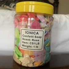 Rose Petals and Leaves Soap Bath Confetti for Manicure and Pedicure