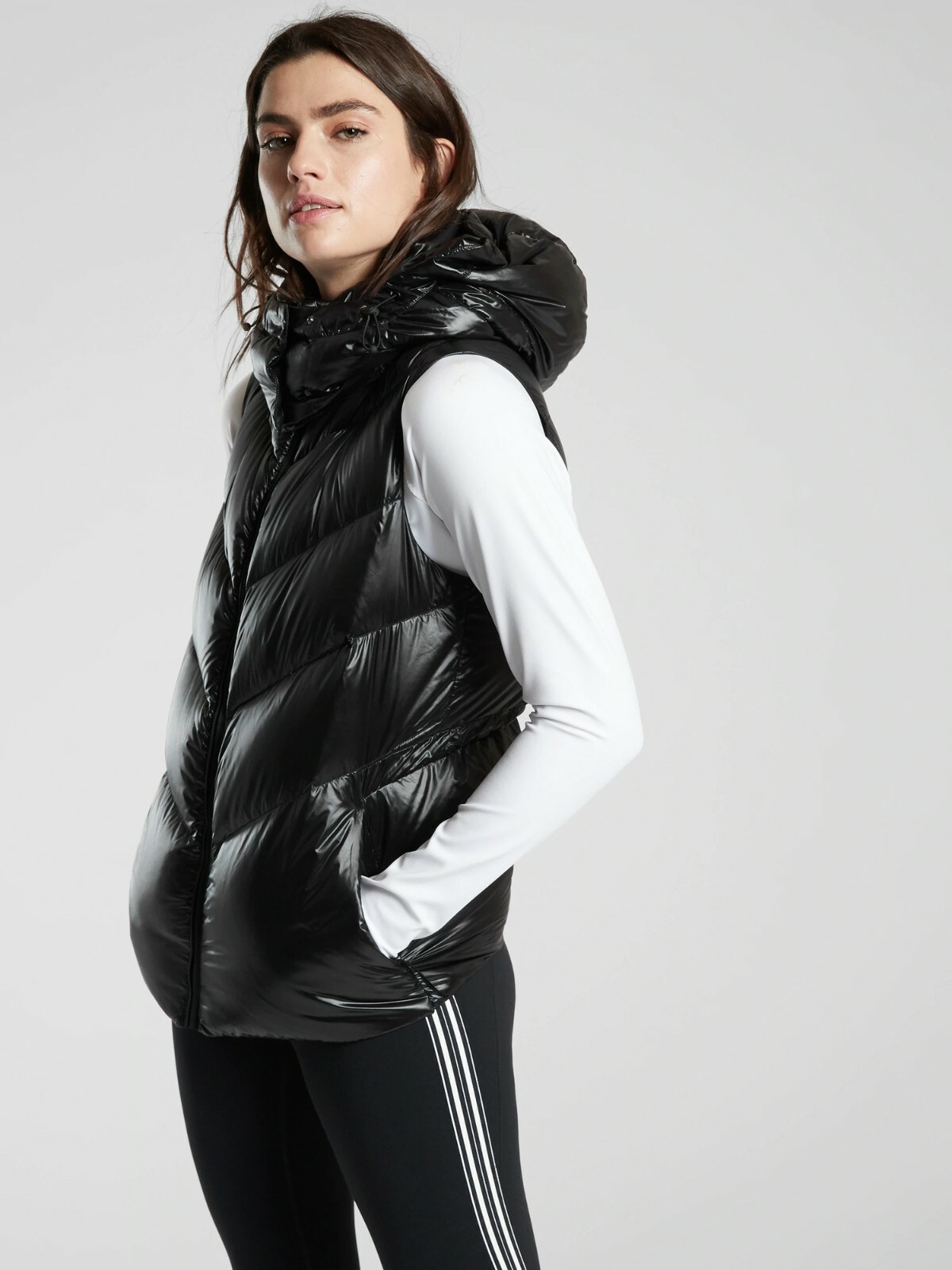 NWT Athleta Lofty Down Vest, Dogwood Mauve SIZE XS 486244 T0217 eBay