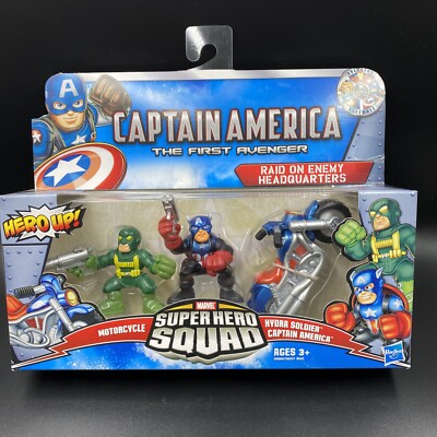 SUPER HERO SQUAD 2010 CAPTAIN AMERICA RAID ON ENEMY HEADQUARTERS SET 