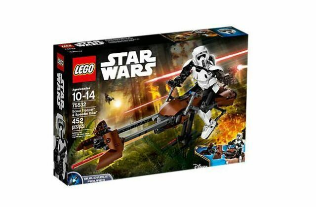 lego scout trooper and speeder bike