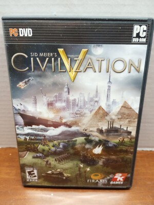 Sid Meier's Civilization Firaxis Games 2K Games PC DVD-ROM Game Manual Box