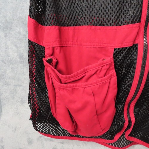 WINCHESTER Rugged Sportsman Outdoors Hunting Vest Mens XL Shooting Mesh Red - Picture 6 of 11