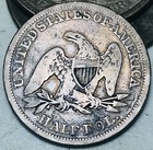 New Listing1849 Seated Liberty Half Dollar 50C Ungraded Circulated Silver Us Coin Cc26087