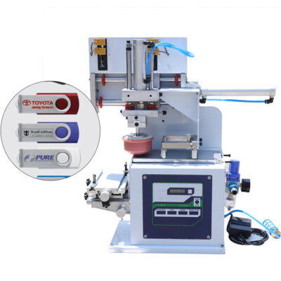 2200pcs/H Pneumatic Pad Printing Machine with Sealed Ink Printer Cups 4x10'' inch