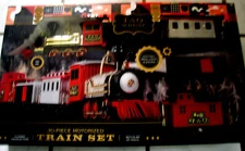 FAO Schwarz Classic 30 Piece Motorized Train Set 18ft Track Real Light & Sound