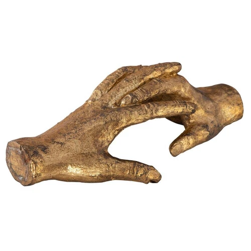MODERN ART STYLE 6 LBS CAST IRON HOLD MY HAND STATUE SCULPTURE UTTERMOST 20121 - Picture 3 of 5