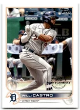 2022 TOPPS MONTGOMERY CLUB STAMP WILLI CASTRO DETROIT TIGERS #191