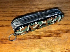 New Victorinox Swiss Army 91mm Knife    RANGER CAMO 23 Features   1.3763.94 