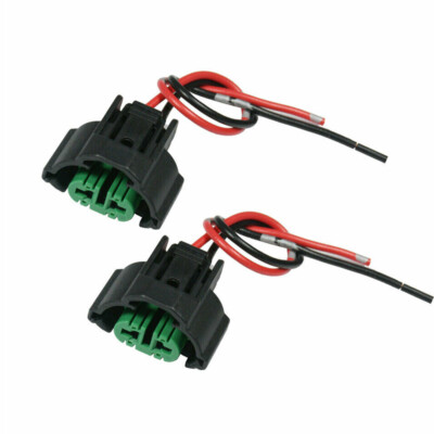 Wire Pigtail Female C H11 Two Harness Fog Light Bulb Lamp Connector Socket Plug