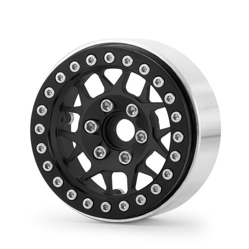FLYXM 4PC 1.9" Beadlock Wheel Rim for 1/10 RC Axial SCX10 D110 D90 TF2 TRX4 CC01 - Picture 10 of 12
