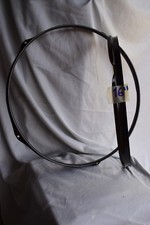 Coppia cerchio 14" metal hoop metallo nero 6 fori peso 210 gr  x timpano tamburo