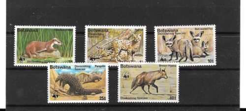 Botswana 182-86 VF mint never hinged set. Scott $59.75