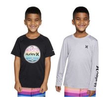 New Hurley Youth 2-pack Sun Tee, Size: L 14/16