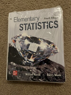 Elementary Statistics 4th Edition Loose Leaf Edition Navidi & Monk w/Access Code
