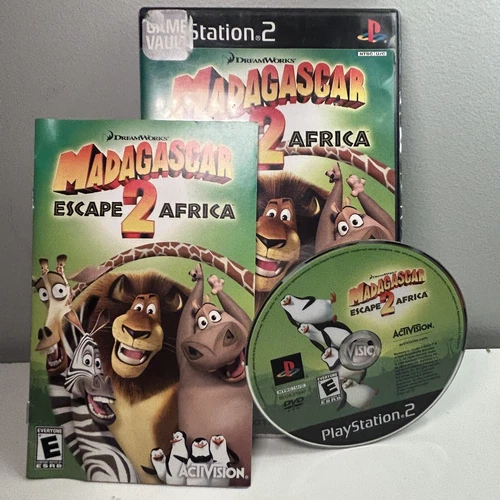 Madagascar: Escape 2 Africa PS2 Playstation 2 - Complete CIB