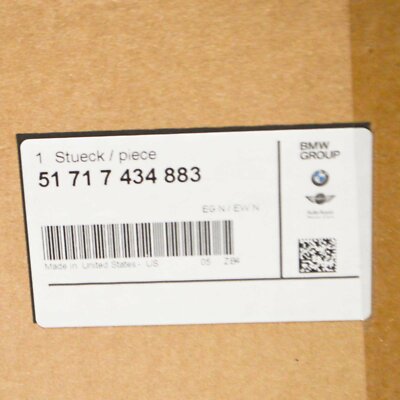 NEW OEM BMW X5 G05 FRONT WIPER COWL PANEL COVER PART 3 LHD 