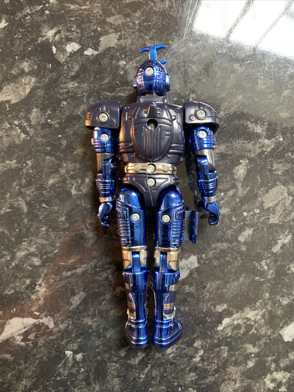 Lot De 2 Figurines Beetleborgs Bandai 1996 - Blue Stinger Et Green Hunter