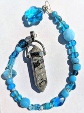 Zebra Jasper Pendulum (Reiki blessed, hand-crafted)