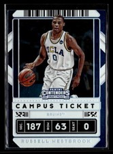 Russell Westbrook - 2020 Panini Contenders Draft Picks Campus Ticket #3 UCLA