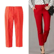 Boden Circle Orange Crop Bistro Trouser Pants - Size 10R