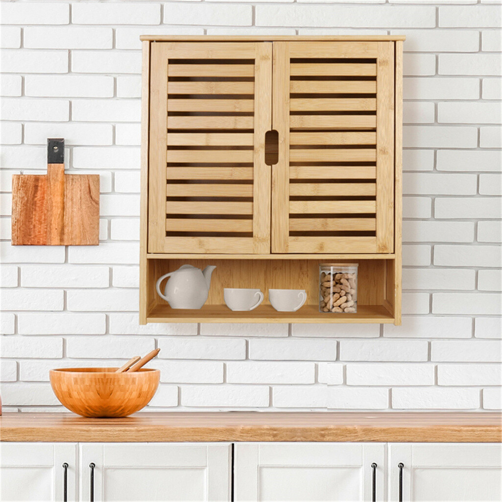 XL Wall Storage Shelf Bathroom Kitchen Storage Cupboard