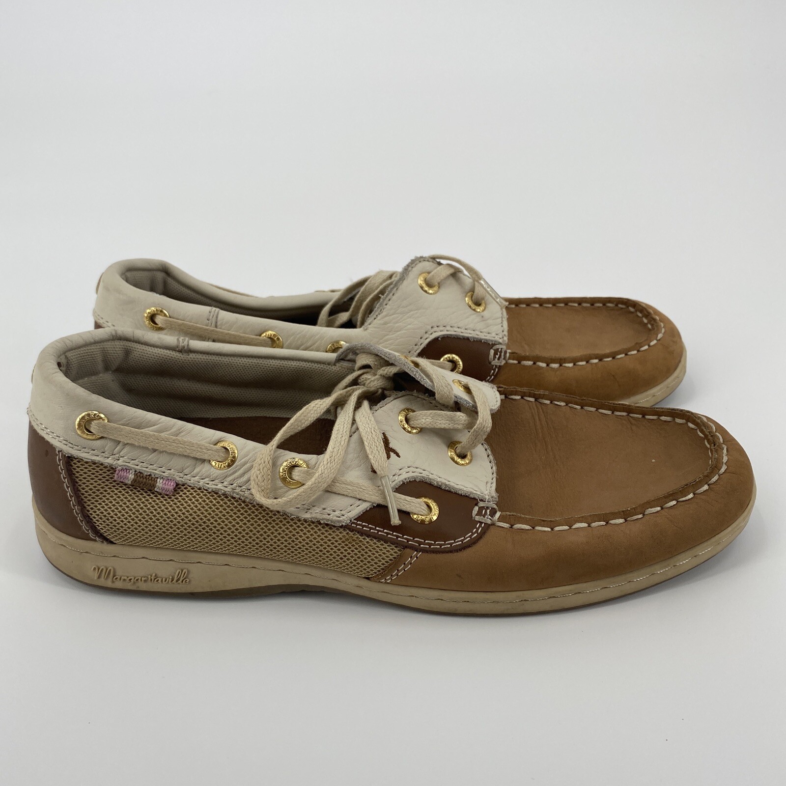 Margaritaville Boat Shoes Women’s 10 Stitched Laces … Gem