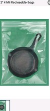 Clear Reclosable Zip Seal Top Lock 4Mil Heavy Duty Bags Plastic 4 Mil Baggies