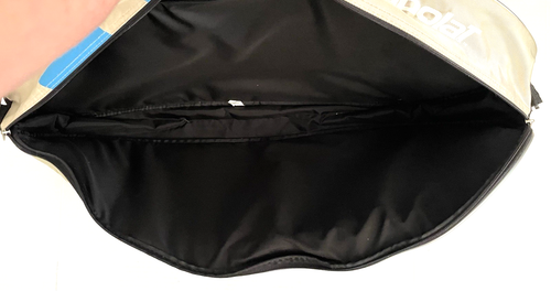BABOLAT TENNIS Racquet Bag Black/Blue with Shoulder Strap & Outer Pocket - Picture 7 of 11