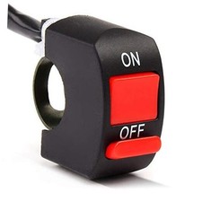 Motorcycle Handlebar Switch On Off Toggle Switch with Push Button for U5 Black