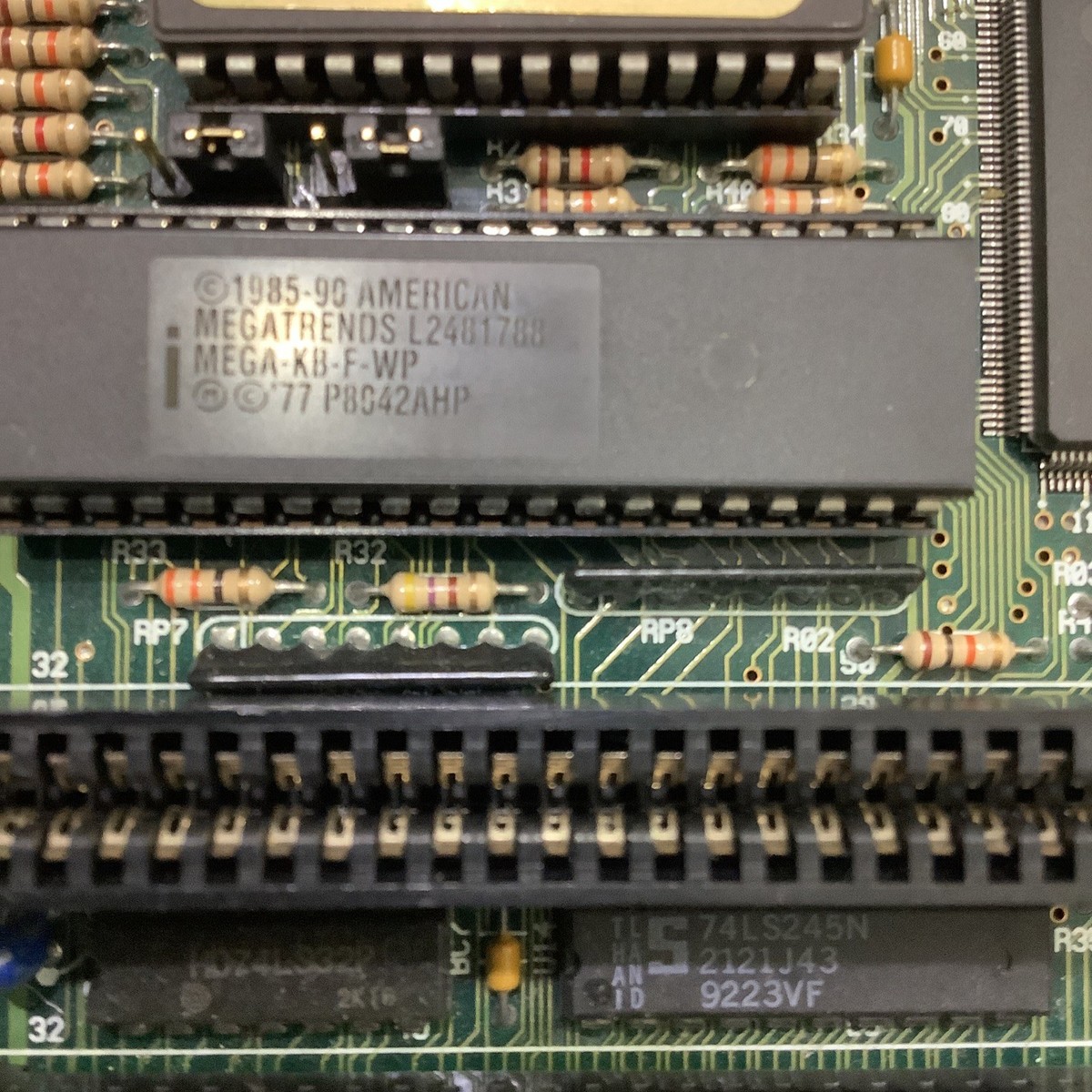 AMI 386SX BIOS AA0120112 DRAM SX Chipset SIMM - RARE - Motherboard