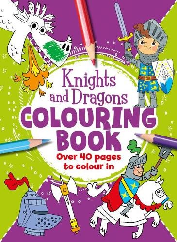 Рыцари (в мягкой обложке) Потрясающая раскраска (ИМПОРТ ИЗ Великобритании)