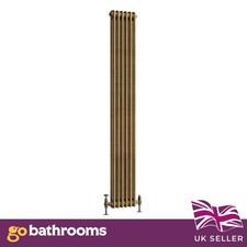 Traditional 2 Column Brass Radiator Horizontal Vertical Central Heating Rad