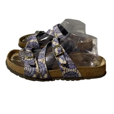 Birkenstock Papilio Salia SF Sandals Womens 9 40 Kenja Blue Boho Straps Buckles