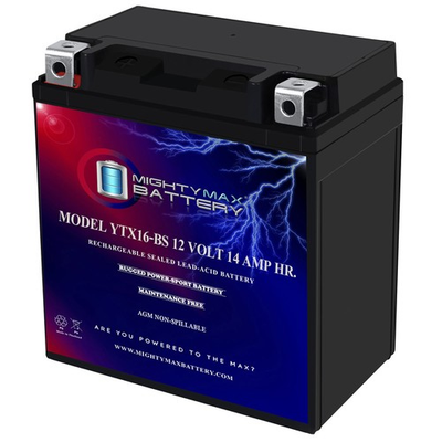 #ad #ad Mighty Max YTX16 BS Battery for Kawasaki Vulcan Nomad Drifter 1500CC 1999 2005 $44.99