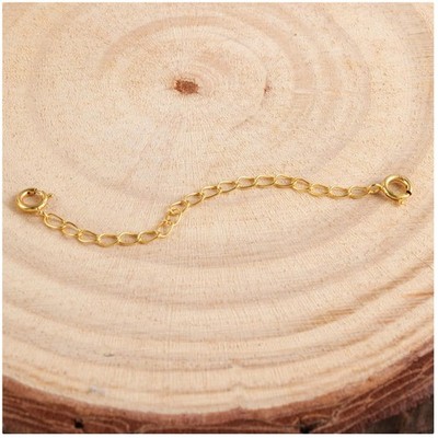 Classic 18K Gold Chain Extender Lobster Clasp