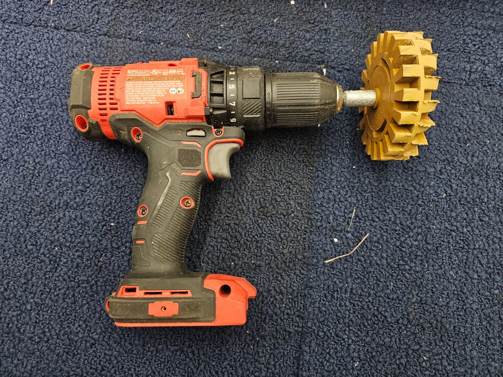 Driver 20v Max Tool Only With Eraser Wheel