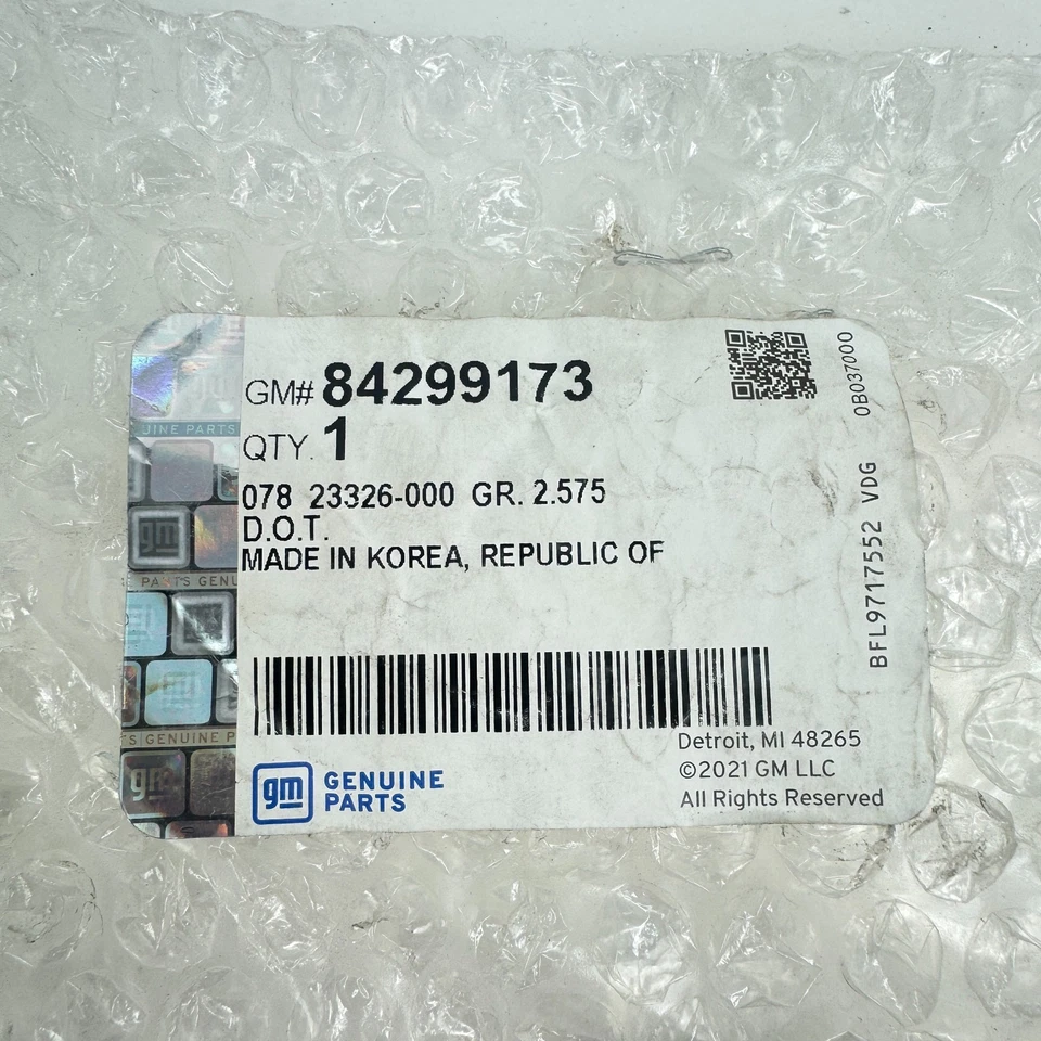 Lámpara de luz de señalización delantera izquierda del lado del conductor Chevrolet Blazer 2019-2025 OEM 84299173 Foto 4 de 4