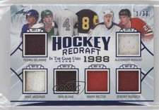 2020 Leaf ITG Used Hockey Redraft Relics 1/30 Teemu Selanne Mike Modano HOF 7i6