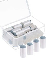 24 puntas deslizantes para tacos de billar Puntas de repuesto con caja de NUEVO