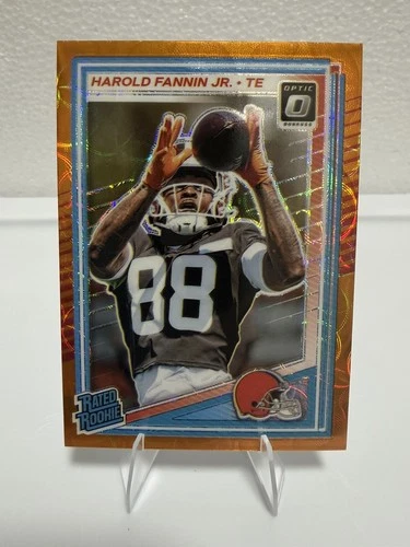 2025 Donruss Optic Football Orange Scope Harold Fannin Jr. #284