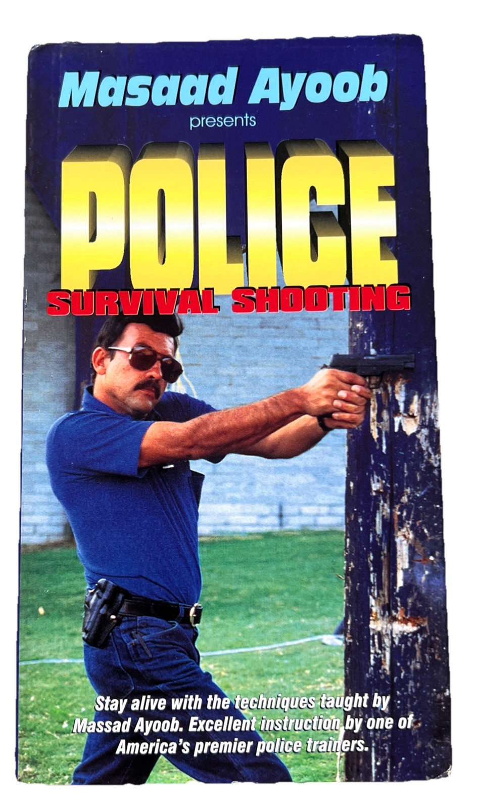 Massad Ayoob Police Survival Shooting VHS Gunfight Clamshell Vintage