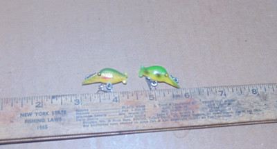 2 Eddie Pope Hot Shot Lures and Box