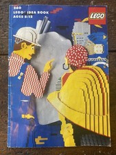LEGO Vintage Idea Book 1990 w/**Partial** Sticker Sheet 48pgs #260 Instructions