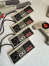 Nintendo NES Original Console Controller Four Score Game Genie Joystick (NWC)